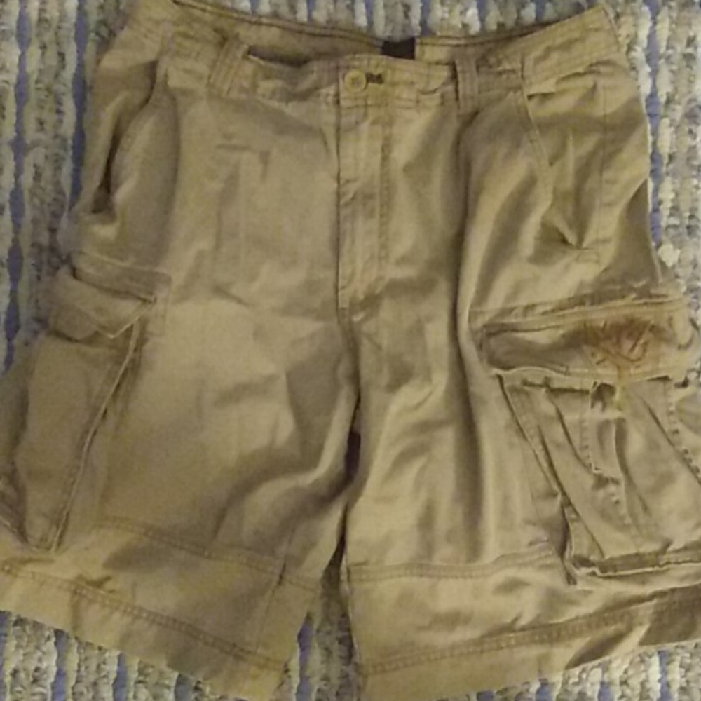 Timberland cargo shorts men's 32 dark tan